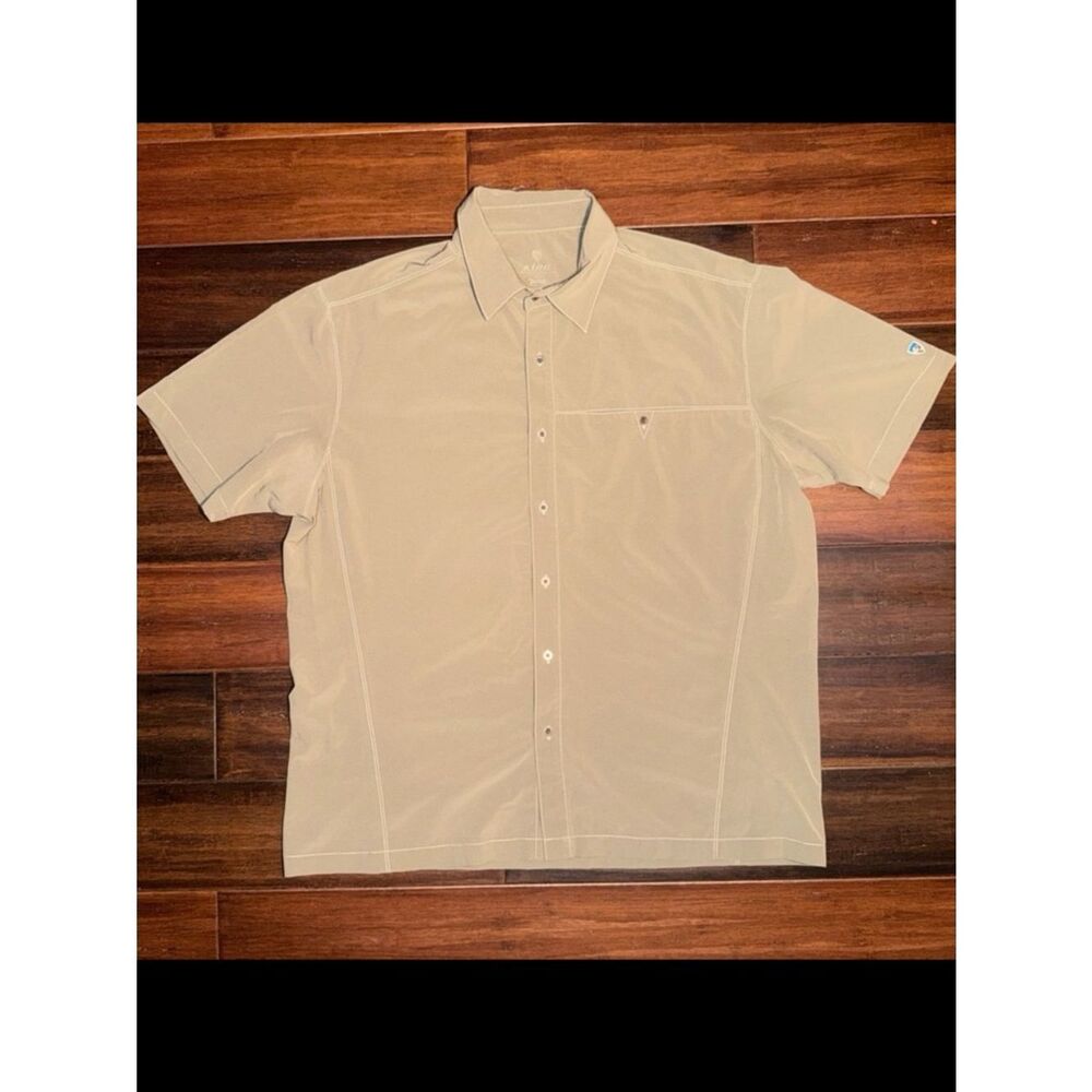 Kuhl Men Short Sleeved Button-front Shirt